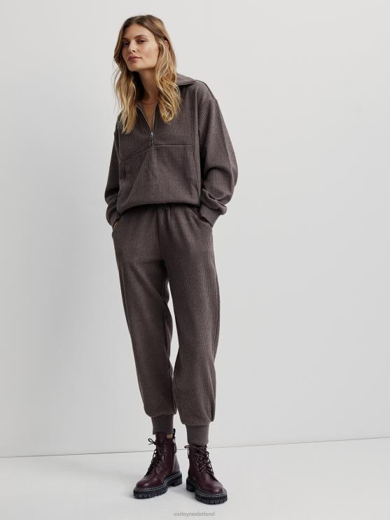 BD04L377 chocolade mergel ascot joggingbroek vrouwen Varley kleding BD04L377 chocolade mergel ascot joggingbroek vrouwen Varley kleding