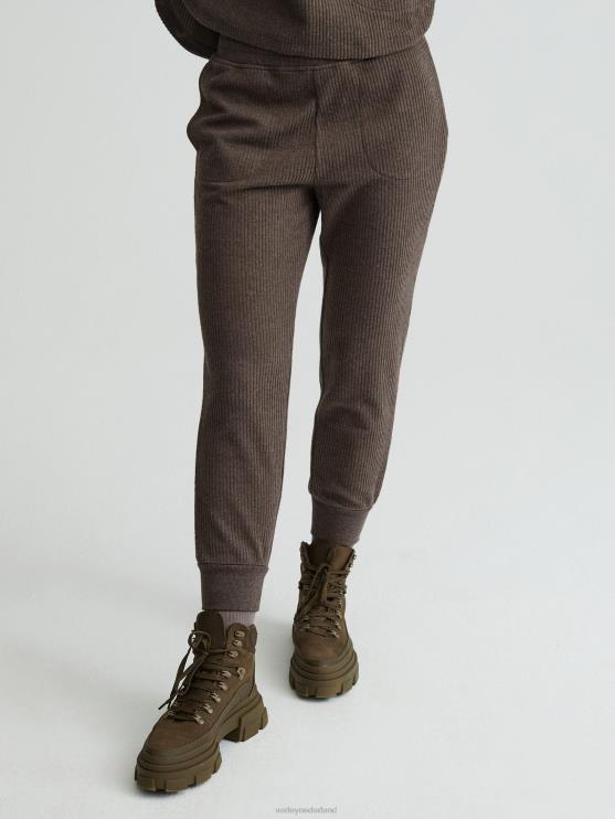 BD04L381 chocolade mergel russel joggingbroek vrouwen Varley kleding BD04L381 chocolade mergel russel joggingbroek vrouwen Varley kleding